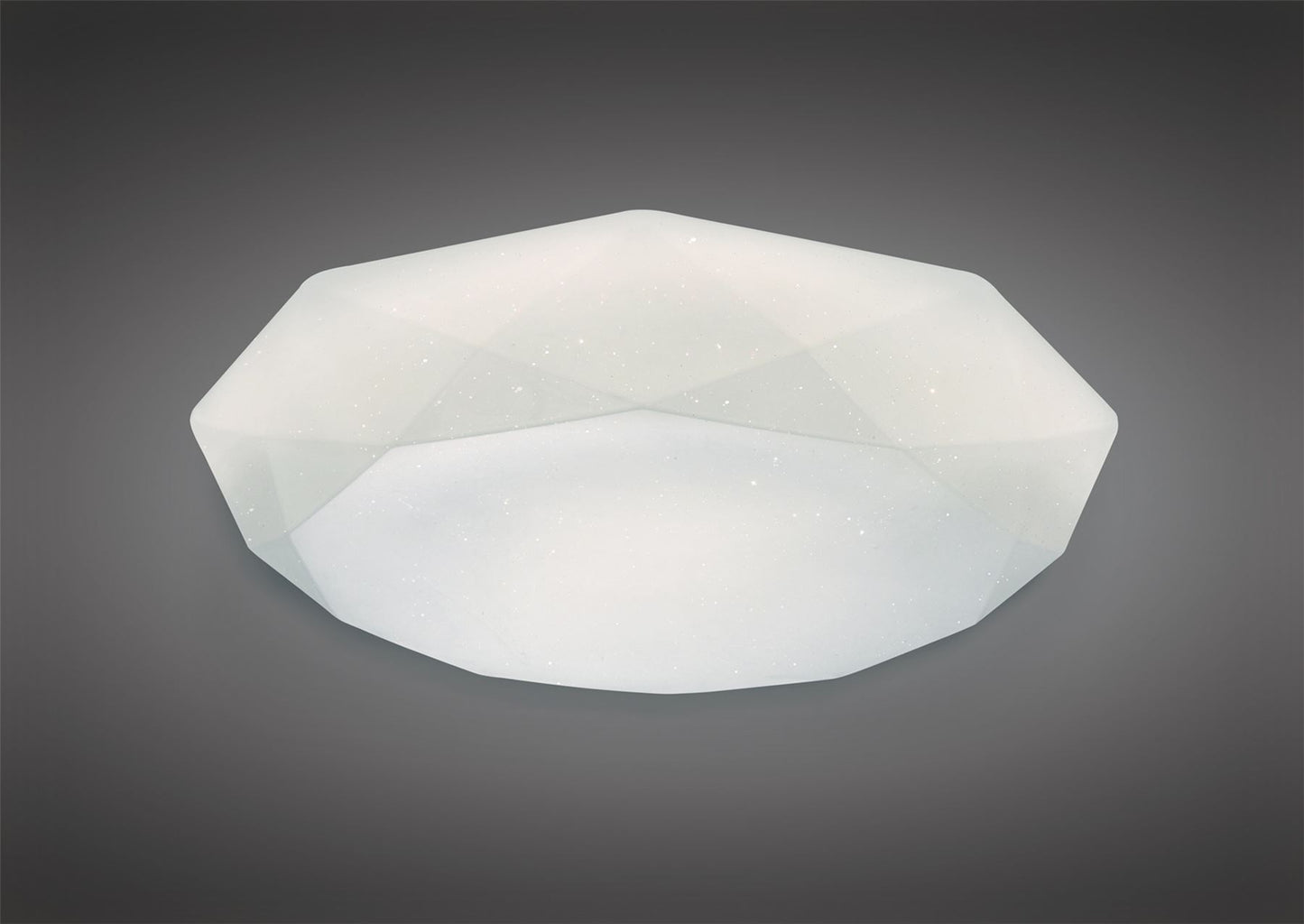 Mantra Fusion M5114 Diamante Ceiling 30W LED 5000K, 3000lm, White Acrylic, 3yrs Warranty - M5114 Ceiling