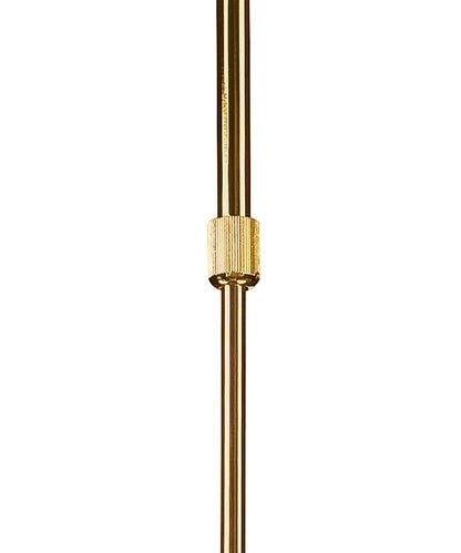 Mantra Fusion Juno 58cm Telescopic Convertible To Semi Flush 3 Light 15W LED 3000K, 1350lm, Satin Gold/Frosted Acrylic/Gold, 3yrs Warranty