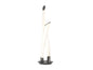 Mantra Armonia 2 Light Table Lamp, 18W LED, 3000K, 1350lm, Titanium/Frosted Acrylic, 3yrs Warranty