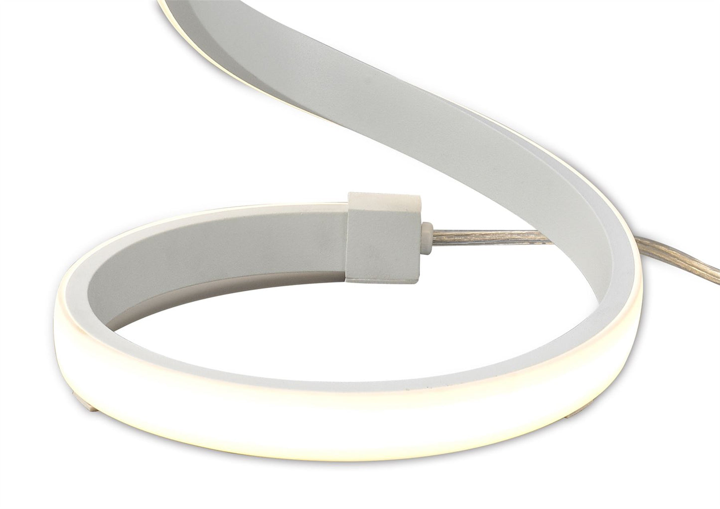 Mantra M6008 Nur Blanco Table Lamp 15W LED 3000K, 1200lm, White/Frosted Acrylic, 3yrs Warranty