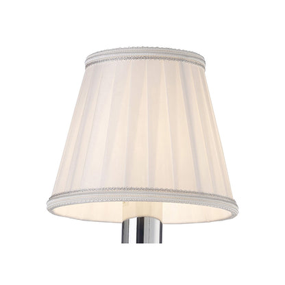 Diyas Willow Clip On Shade White 80/130mm x 110mm