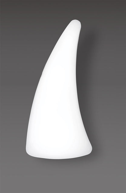 Mantra Mistral LED M3808 Mistral Wall Light Right 6W LED 3000K, 540lm, Polished Chrome/Frosted Acrylic, 3yrs Warranty