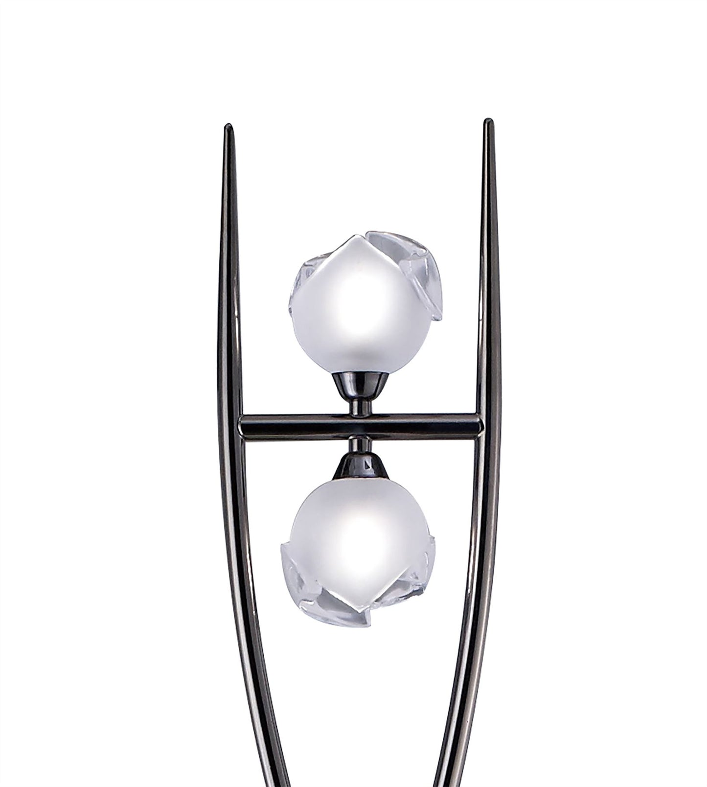 Mantra Fragma Floor Lamp 4 Light G9, Black Chrome, NOT LED/CFL Compatible