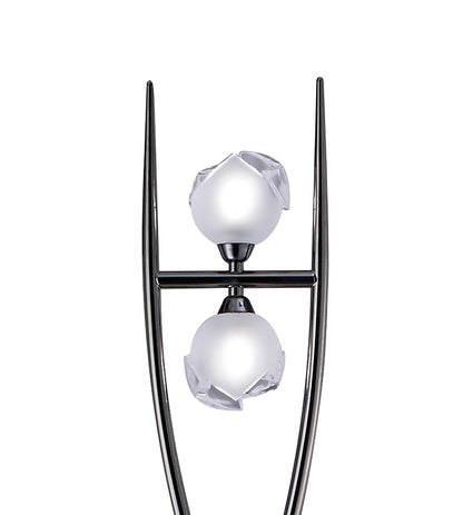 Mantra Fragma Floor Lamp 4 Light G9, Black Chrome, NOT LED/CFL Compatible