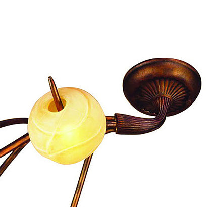 Mantra (0038 003) Wave Ceiling 5 Light G9, Rustic Gold
