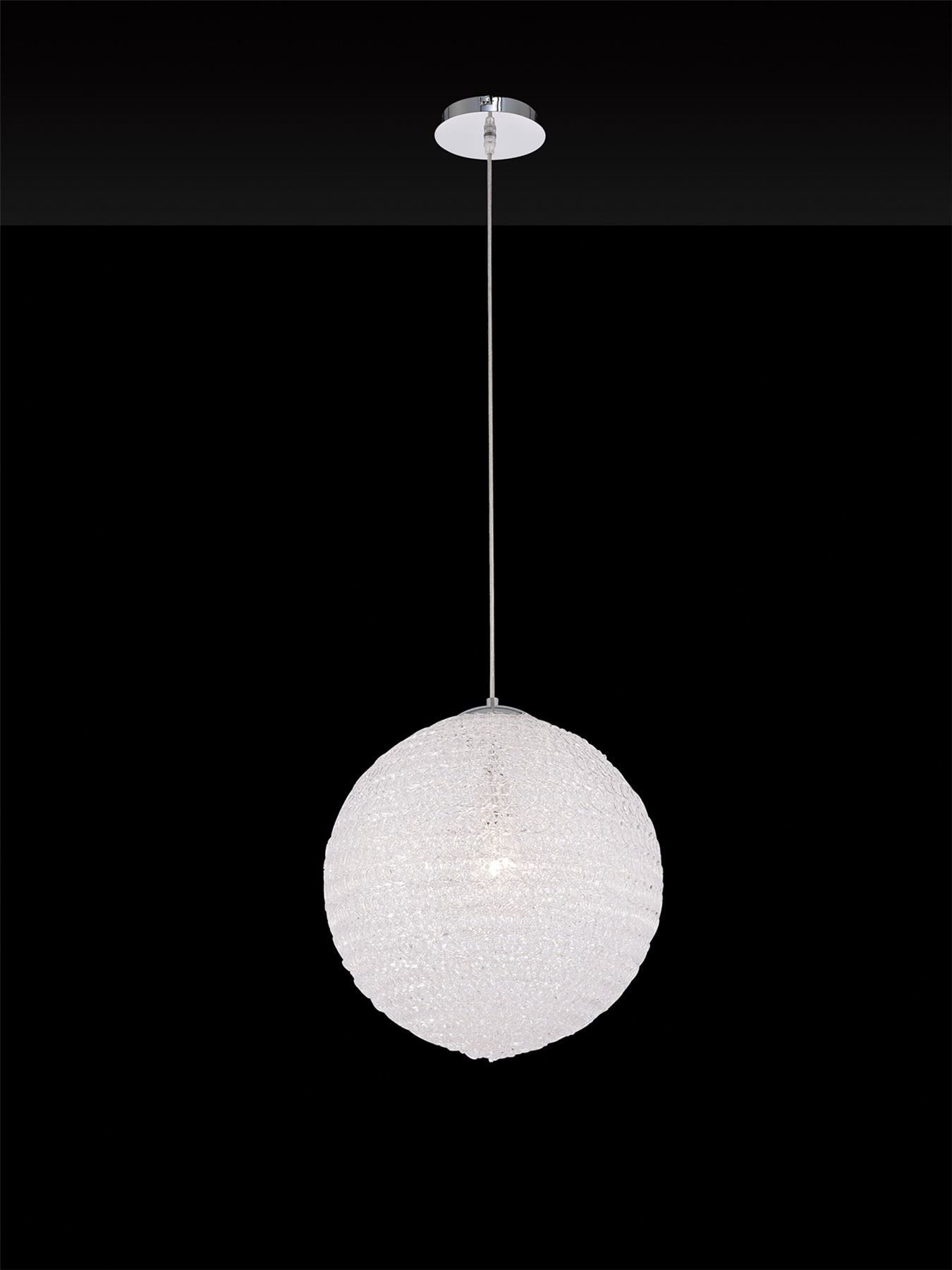 Mantra Fusion Fusion M5711 Bola Pendant 40cm Round 1 x E27, Chrome