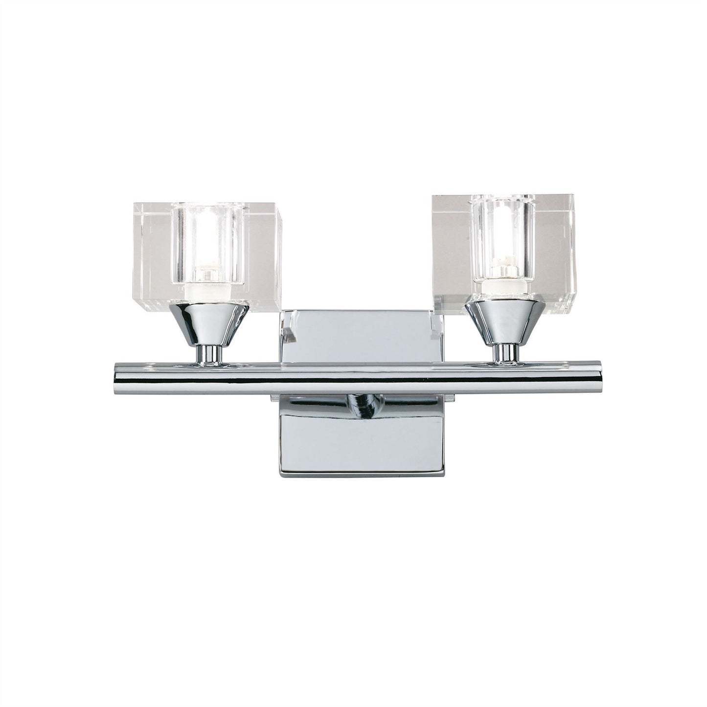 Mantra M2364/S Cuadrax Wall Light Switched 2 Light G9, Polished Chrome - M2364/S