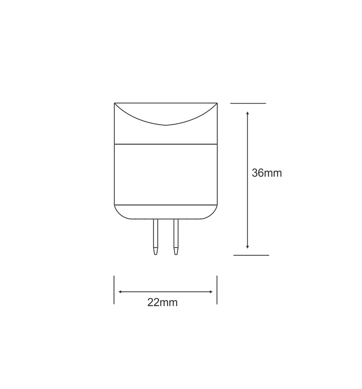 Luxram CapsuLED G4 Bi-Pin Plus 2.5W White 6400K 250lm LED