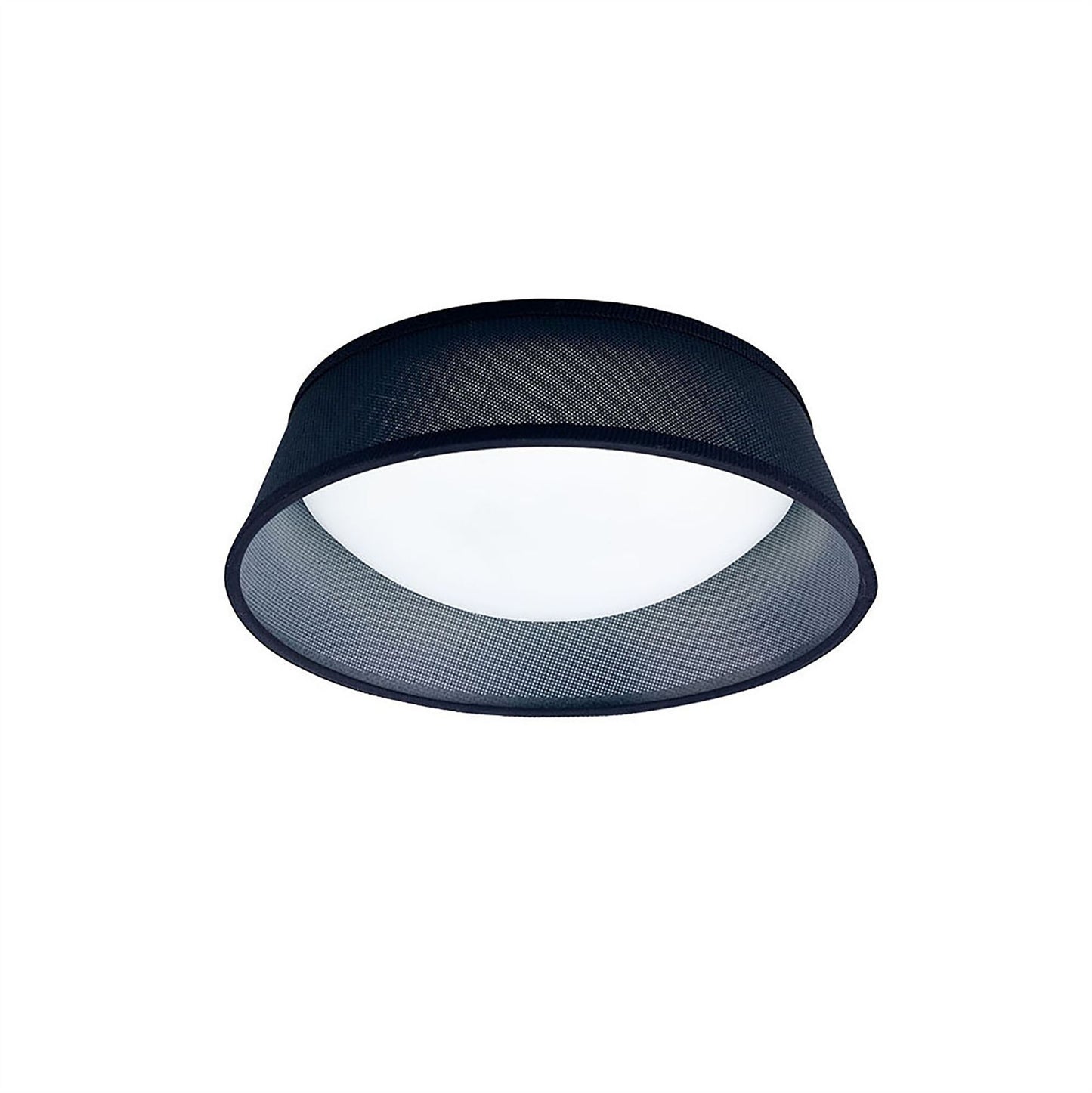Mantra Nordica Plafones M4964 Nordica Ceiling 12W LED 32CM Black 3000K, 120lm, White Acrylic with Black Shade, 3yrs Warranty