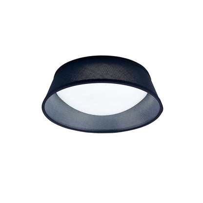 Mantra Nordica Plafones M4964 Nordica Ceiling 12W LED 32CM Black 3000K, 120lm, White Acrylic with Black Shade, 3yrs Warranty