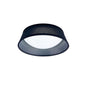 Mantra Nordica Plafones M4964 Nordica Ceiling 12W LED 32CM Black 3000K, 120lm, White Acrylic with Black Shade, 3yrs Warranty
