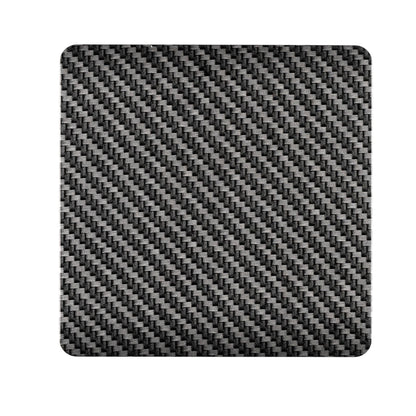Trendi Switch Single Modern Designer Blanking Plate in Carbon Fibre
