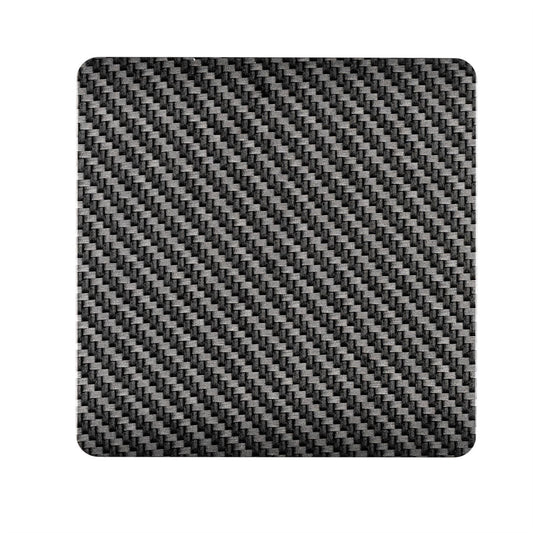 Trendi Switch Single Modern Designer Blanking Plate in Carbon Fibre