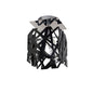Mantra Tokio Square Ceiling 1 Light G9, Gloss Black/Polished Chrome