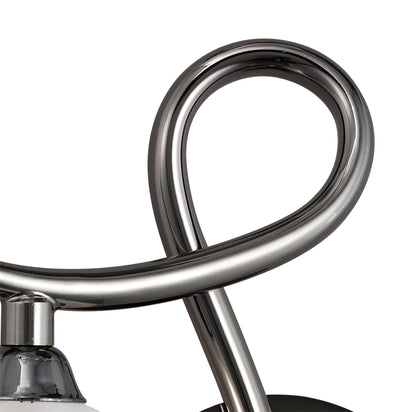 Mantra Fragma Wall Light Left Switched 1 Light G9, Black Chrome