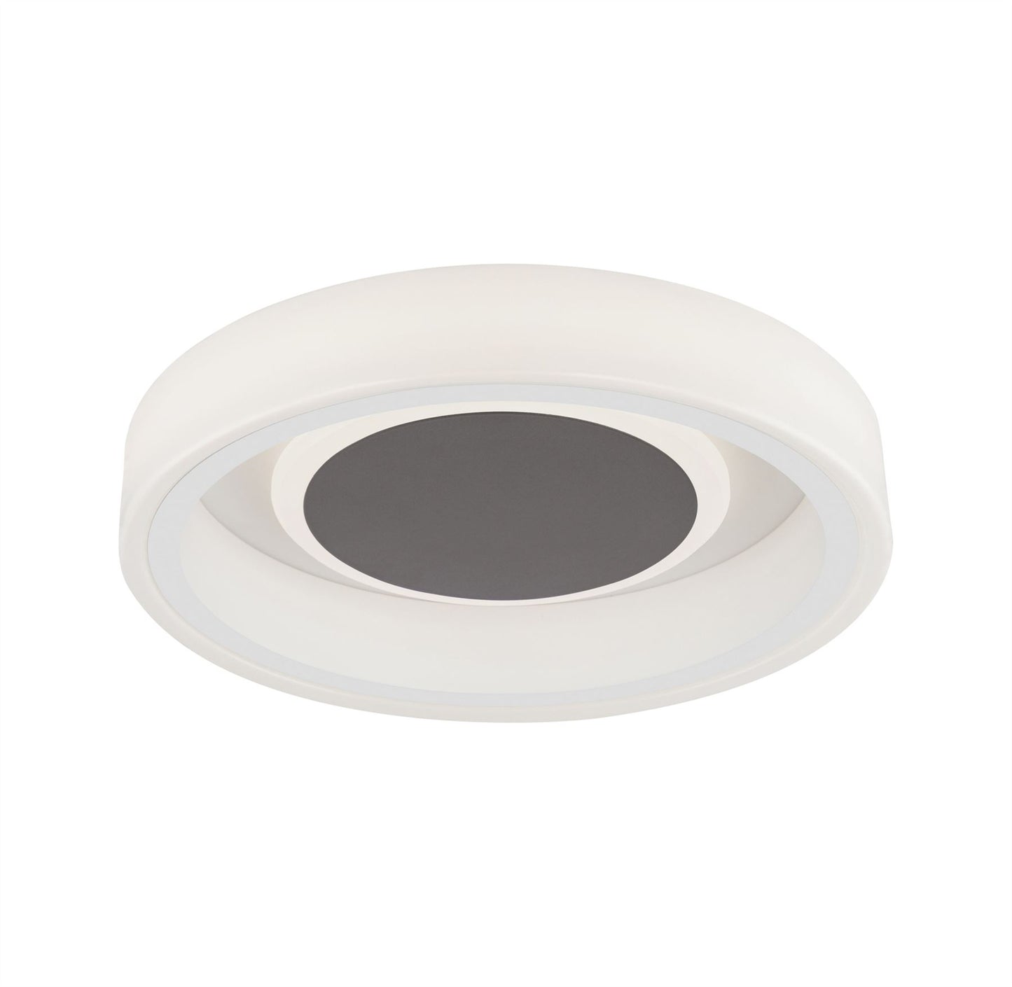 Mantra Fusion Moca 35.6cm Flush 36cm Round 30W LED 4000K, 1900lm, White/Mocha, 3yrs Warranty Ceiling