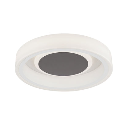 Mantra Fusion Moca 35.6cm Flush 36cm Round 30W LED 4000K, 1900lm, White/Mocha, 3yrs Warranty Ceiling