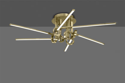 Mantra M6129 Cinto Ceiling 42W LED, 3000K, 3360lm, Antique Brass, 3yrs Warranty - M6129 Ceiling