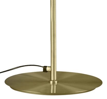 Mantra Olimpia Floor Lamp, 12W LED, 3000K, 900lm, IP20, Satin Gold, 3yrs Warranty