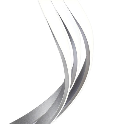 Mantra M5003 Nur XL Semi Ceiling 80W LED 3000K, 6200lm, Silver/Frosted Acrylic/Polished Chrome, 3yrs Warranty - M5003 Ceiling