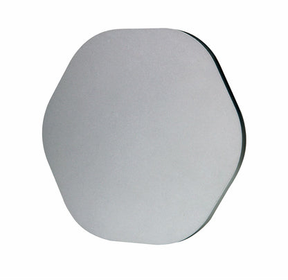 Mantra Fusion MC0115 Bora Bora Wall Light 14.4cm Hexagonal 6W LED 3000K, 540lm, Silver Paint, 3yrs Warranty