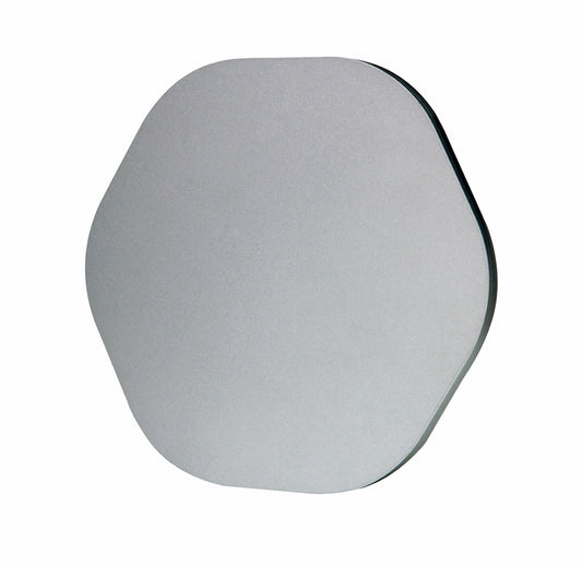 Mantra Fusion MC0115 Bora Bora Wall Light 14.4cm Hexagonal 6W LED 3000K, 540lm, Silver Paint, 3yrs Warranty