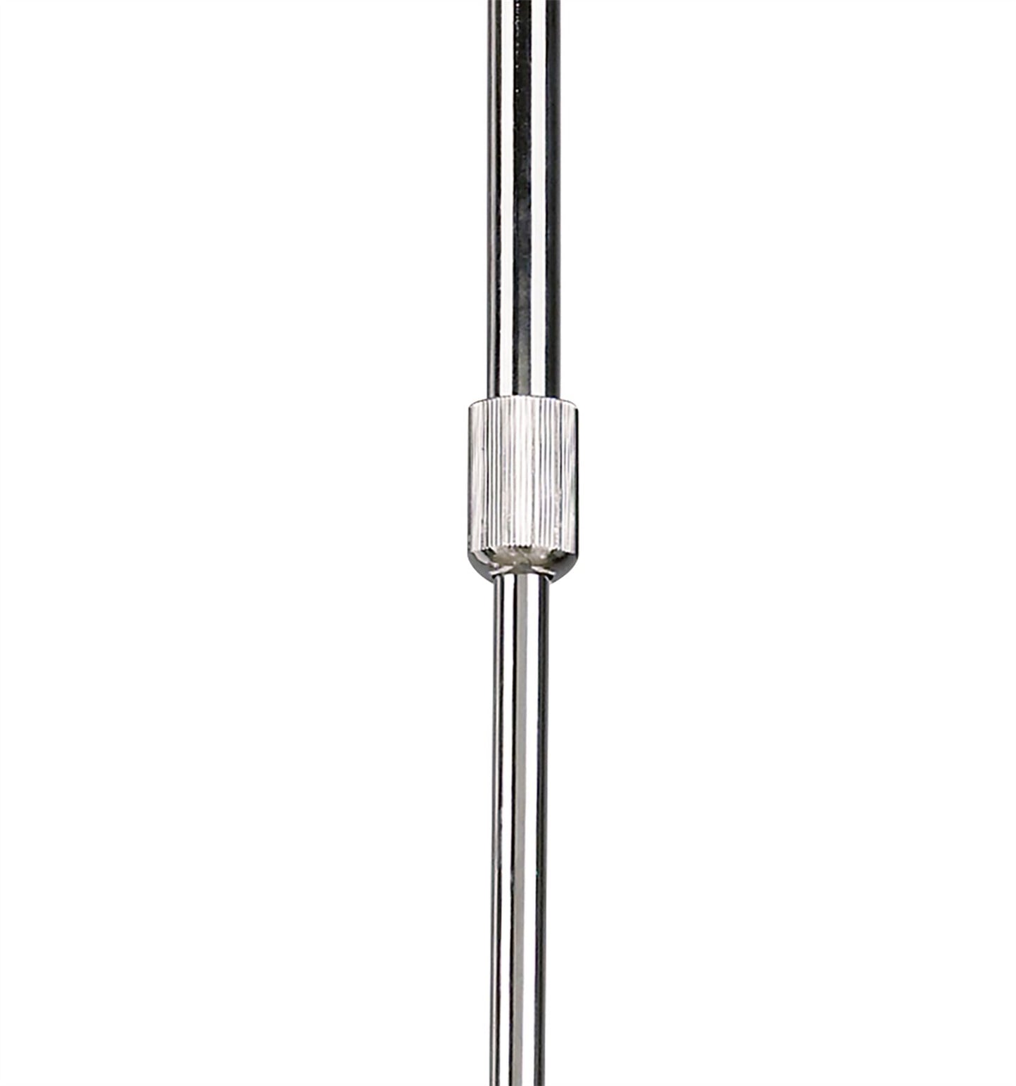 Mantra Amel 51cm Telescopic Convertible To Semi Flush 4 Light L1/SGU10, Polished Chrome, CFL Lamps INCLUDED
