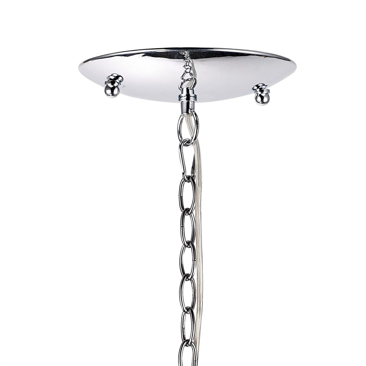 Diyas Galilea 65cm  6+3 Light G9 Polished Chrome/Crystal Ceiling Pendant Light Fitting