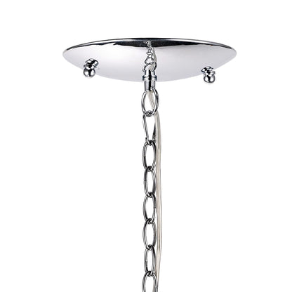Diyas Galilea 65cm  6+3 Light G9 Polished Chrome/Crystal Ceiling Pendant Light Fitting