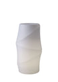 Mantra Bambu Tall Pot 2 Light E27 Outdoor IP65, Opal White