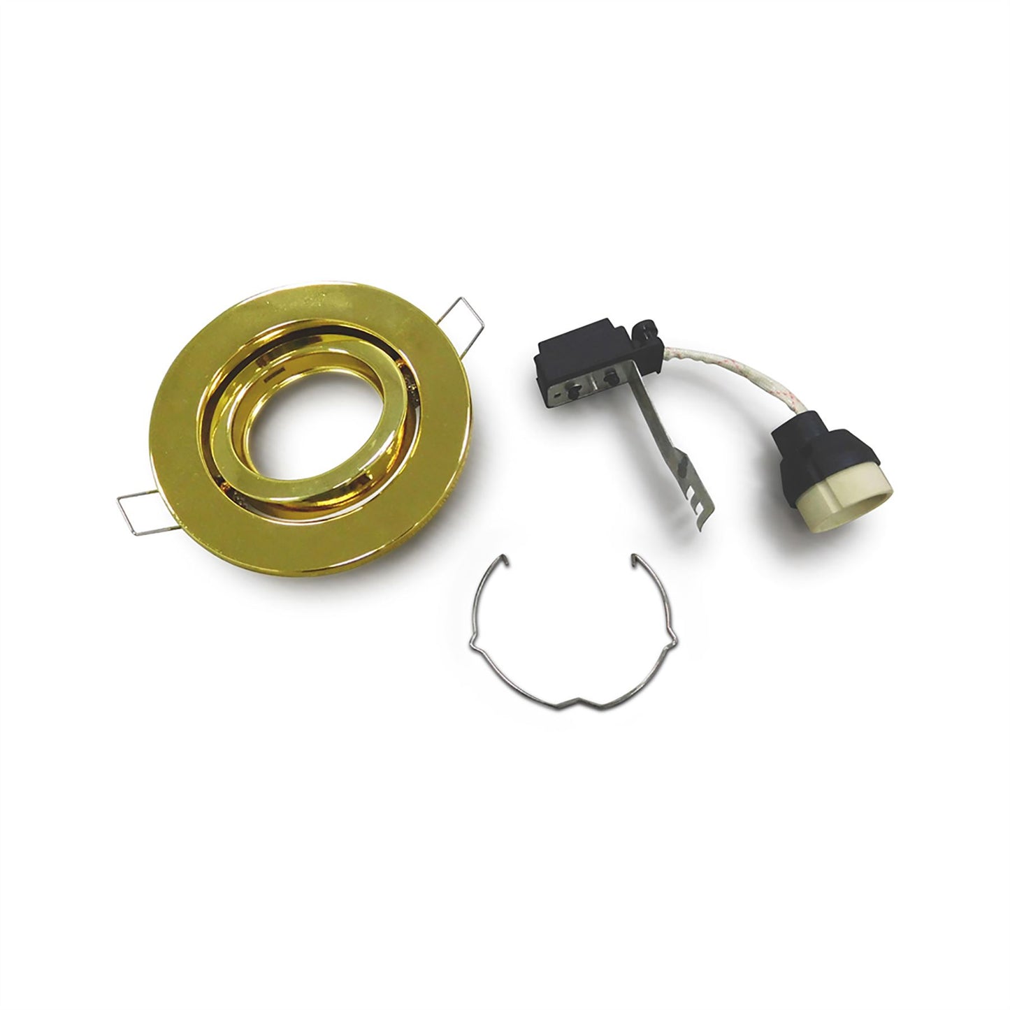 Deco Hudson 10.4cm GU10 Adjustable Downlight Gold (Lamp Not Included), Cut Out: 84mm