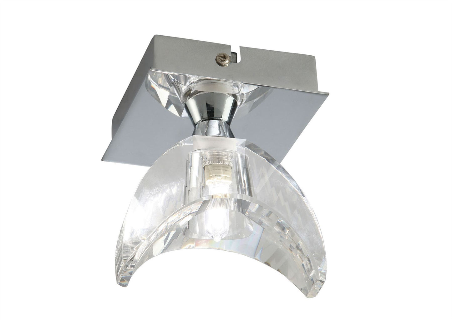 Mantra M1457 Eclipse Ceiling 1 Light G9, Polished Chrome