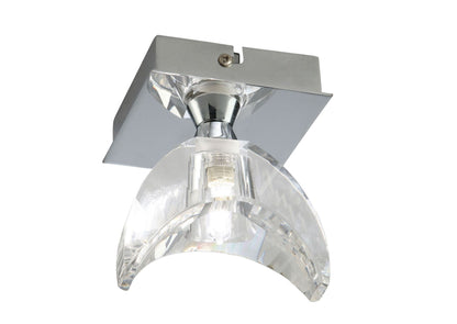 Mantra M1457 Eclipse Ceiling 1 Light G9, Polished Chrome