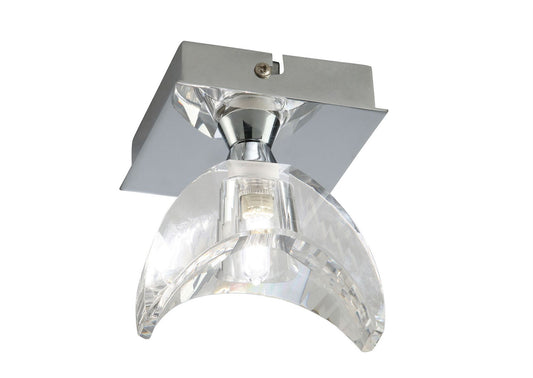 Mantra M1457 Eclipse Ceiling 1 Light G9, Polished Chrome