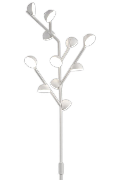 Mantra M6268 Adn 10 Light Floor Lamp 158cm, 30W LED, 3000K, 1650lm, White, 3yrs Warranty