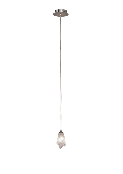 Mantra Pietra 10cm Pendant 1 Light G9, Polished Chrome