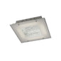 Diyas Felix Square Flush  16W LED 3600K Polished Chrome/Crystal, 3yrs Warranty Crystal Ceiling Light Fitting