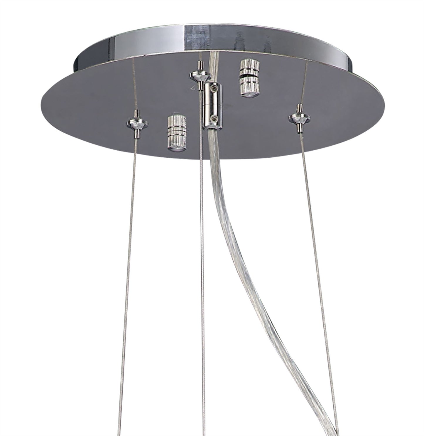 Diyas Sinclair 90cm  12 Light G9 Polished Chrome Ceiling Pendant Light Fitting