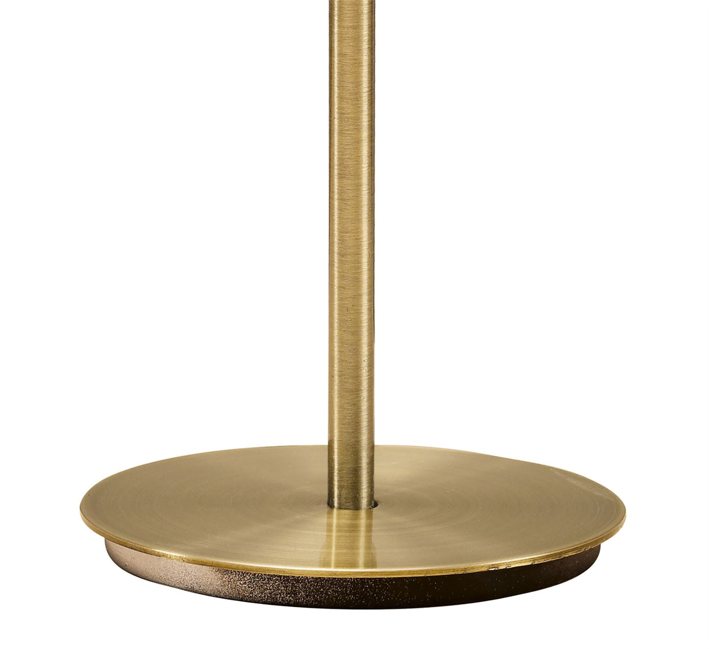 Mantra Kromo Table Lamp 1 Light G9 Sraight Frame, Antique Brass