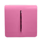 Trendi 1 Gang 2 Way 10 Amp Rocker Chrome Light Switch Glossy Pink