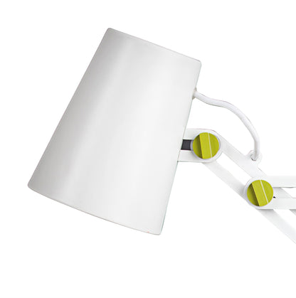 Mantra M3614 Looker Table Lamp 1 Light E27, Matt White/Green