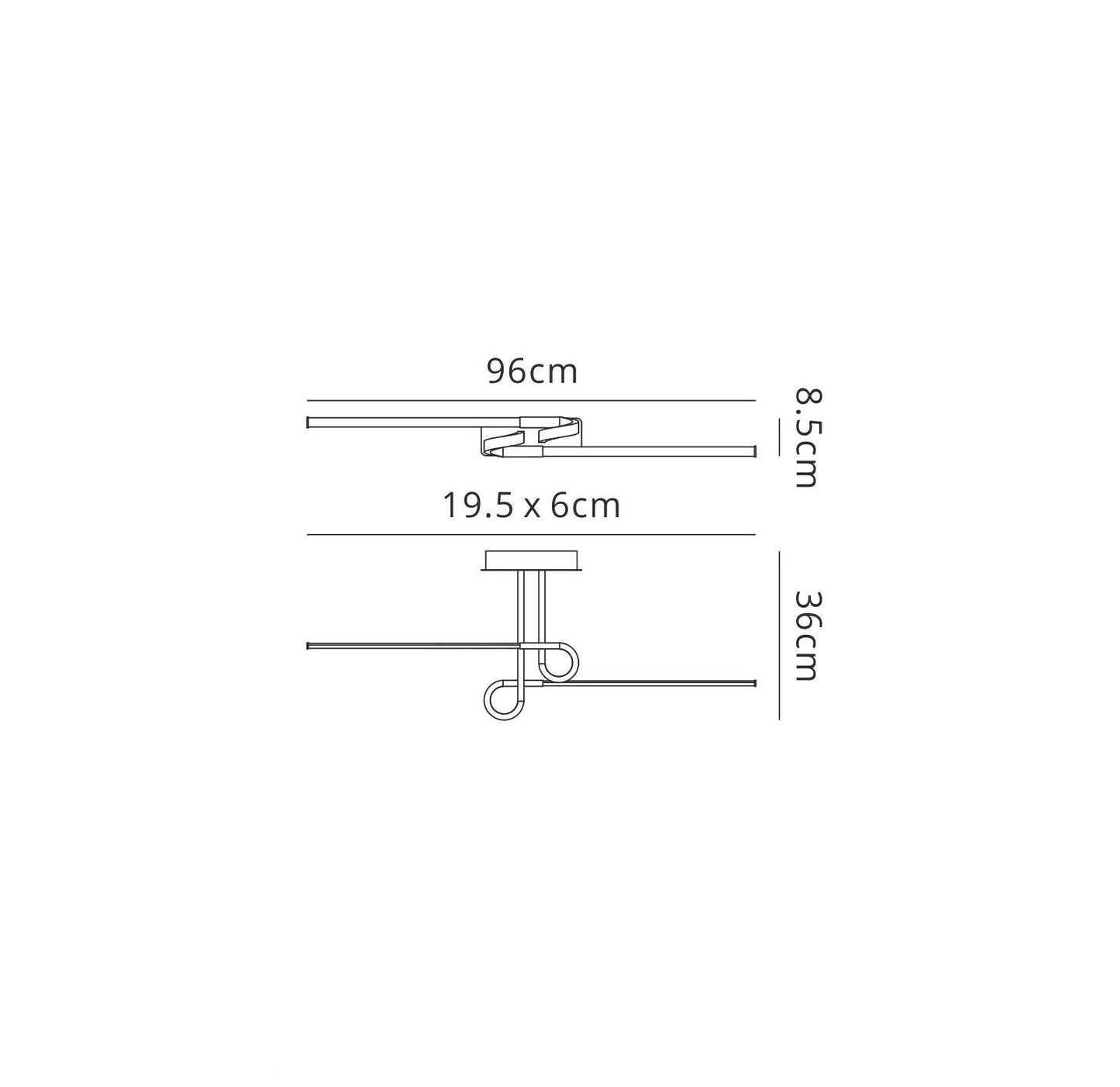 Mantra M6127 Cinto Ceiling 20W LED, 3000K, 1600lm, Antique Brass, 3yrs Warranty - M6127 Ceiling