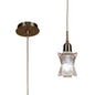 Mantra Alaska GU10 11cm Pendant 1 Light L1/SGU10, Antique Brass, CFL Lamps INCLUDED