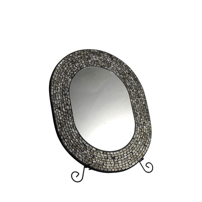 Diyas Home (DH) Celeste Mosaic Mirror Polished Chrome Mosaic
