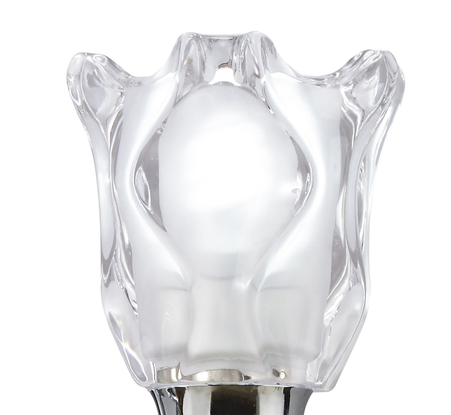 Mantra Amel Wall Light Switched 1 Light L1/SGU10, Polished Chrome, CFL Lamps INCLUDED