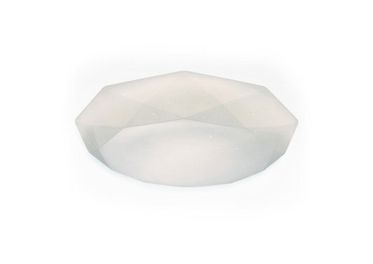 Mantra Fusion M5113 Diamante Ceiling 21W LED 5000K, 2100lm, White Acrylic, 3yrs Warranty - M5113 Ceiling