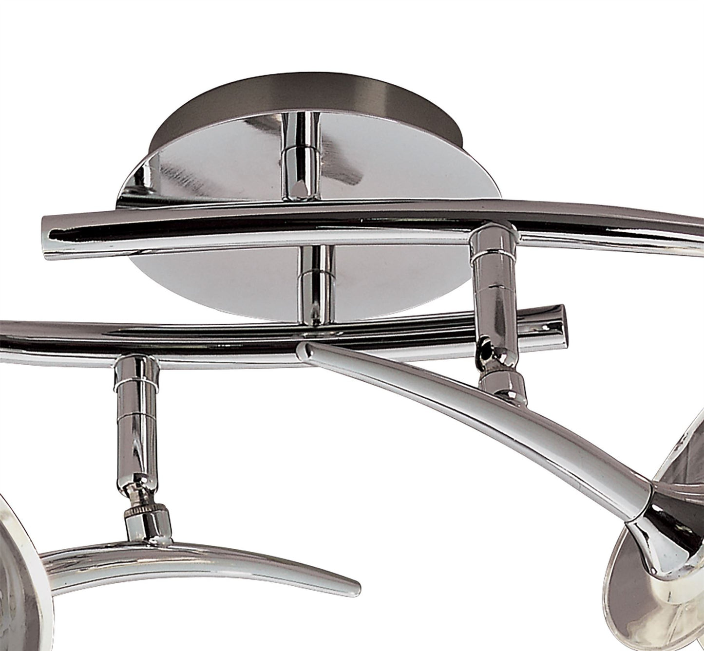 Mantra M0316 Flavia Linear Spot Light 2 Light G9 with Adjustable Heads, Polished Chrome