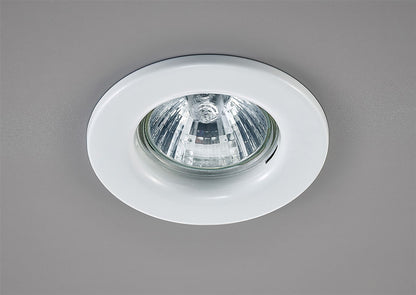 Deco Hudson GU10 Fixed Downlight White (Lamp Not Included), Cut Out: 60mm