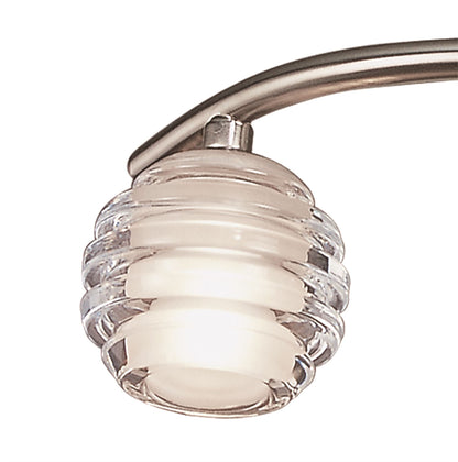Mantra Sphere 51.7cm Semi Flush 3 Light G9, Satin Nickel