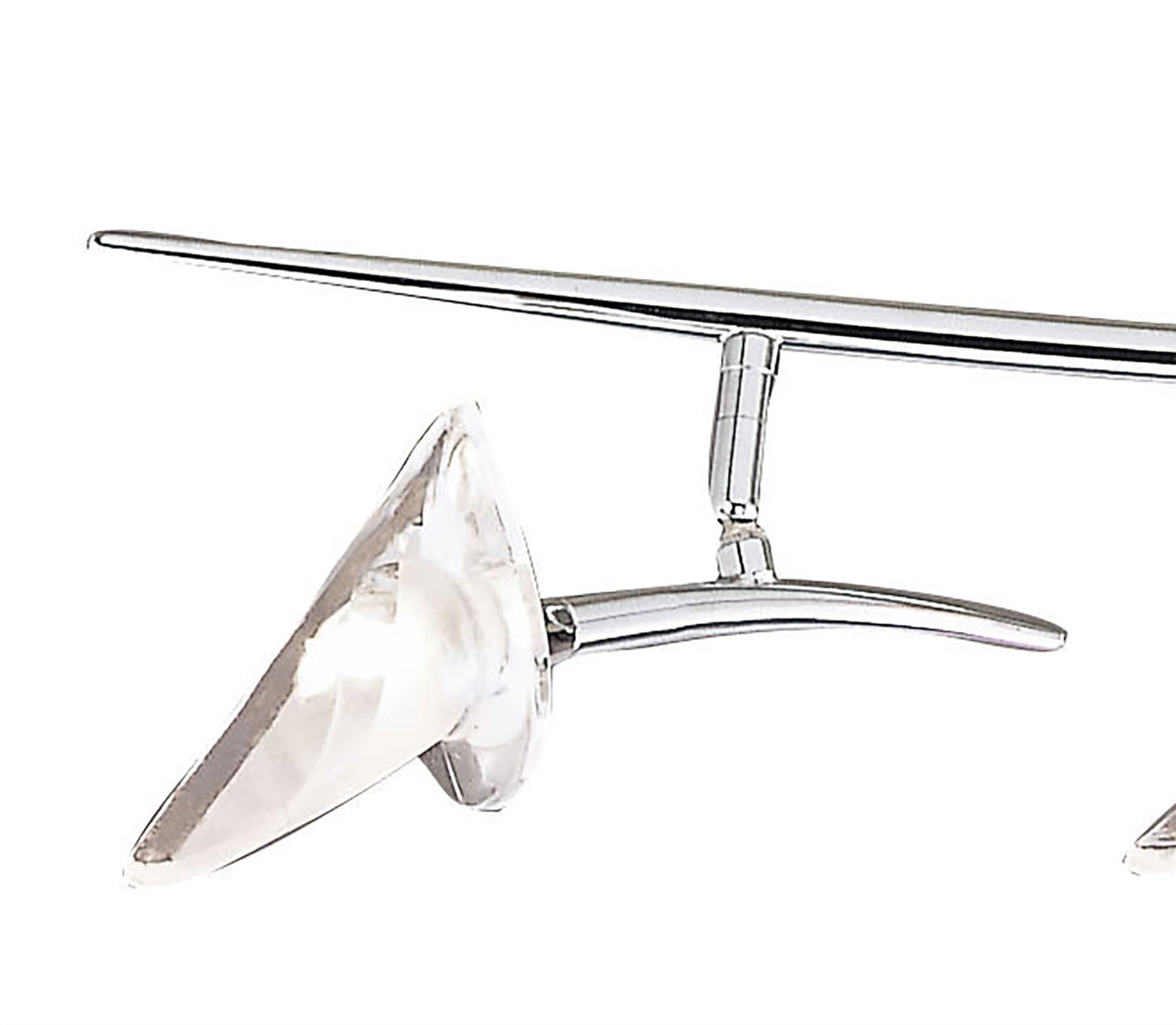 Mantra Flavia Linear Spot Light 4 Light G9 with Adjustable Heads, Polished Chrome